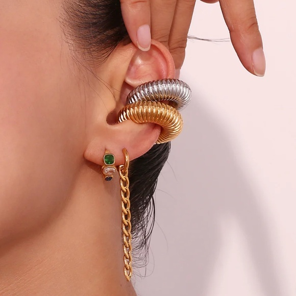 18K Gold Plated Earrings - Picture 2 of 2